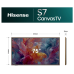 75S7SAU Hisense 75 INCH S7SAU 4K Hi-QLED CanvasTV (2026)